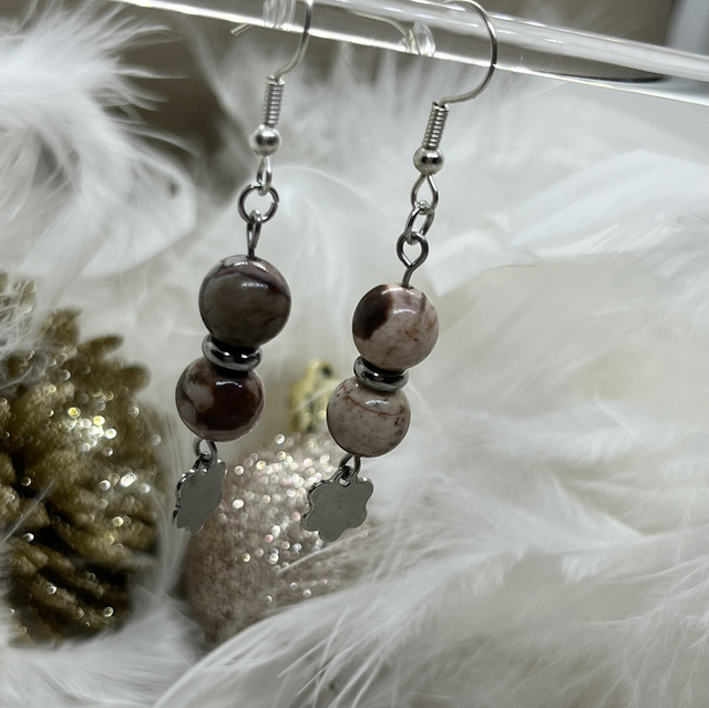 Boucles jaspe cappuccino 