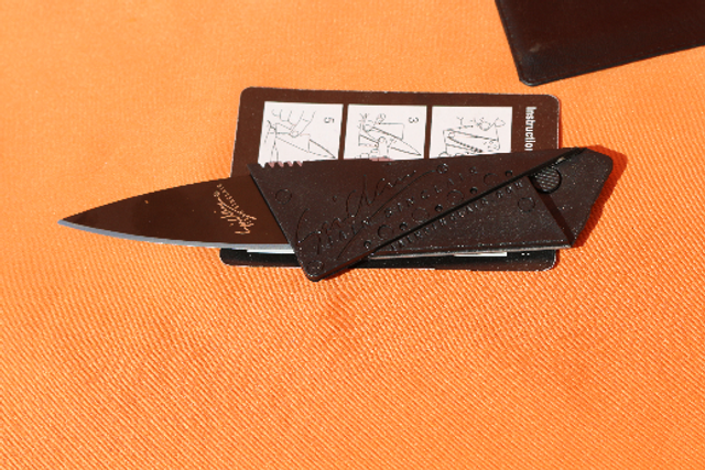 Ian Sinclaire Card Sharp Messer, Visitenkartengröße