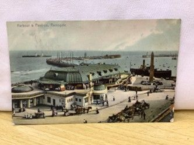 Ramsgate, Harbour & Pavilion, Kent, Posted 1907 Philpott's Ramsgate Series Postcard. Our Ref No. R109 £2.25