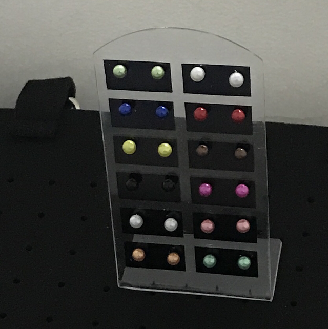 Plain Large Stud Earrings -bundle item - STU112B- choose from the options 