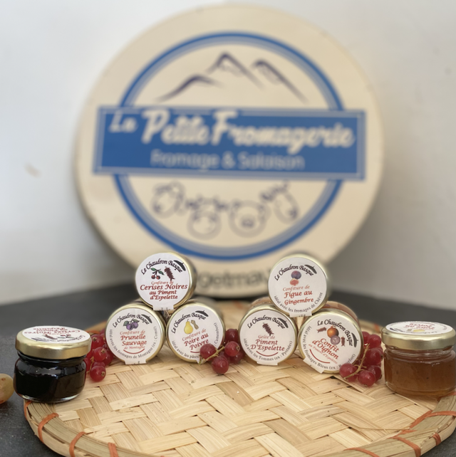 Confiture cerise noire pot 28g