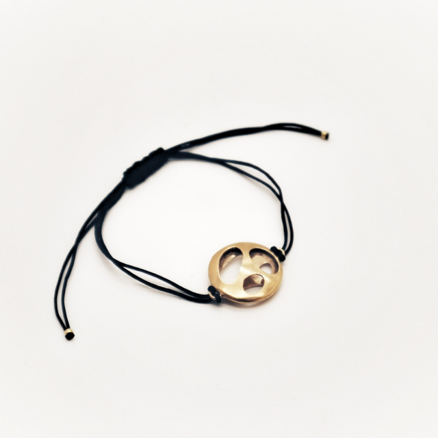 Pulseira Circulos Orgânicos Oco KAI03PL003M