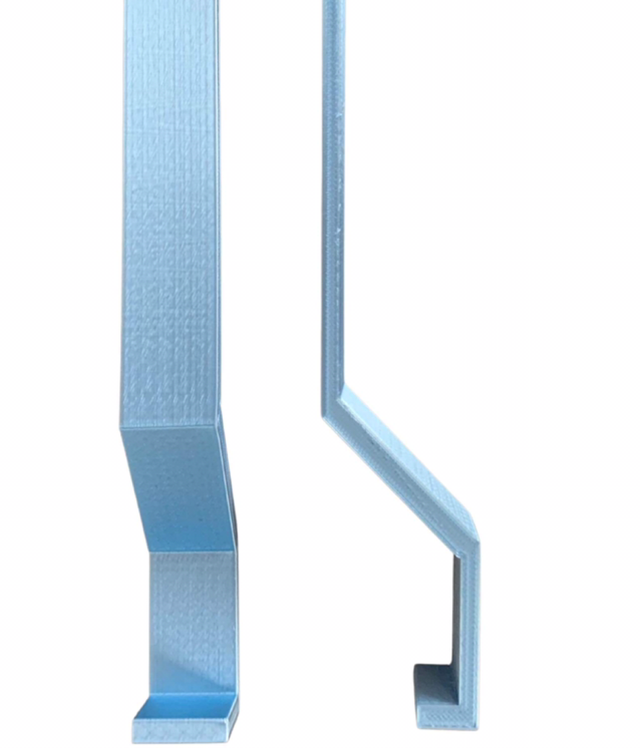 LIGHT BLUE SDX FRONT Mat Extenders/Supports 