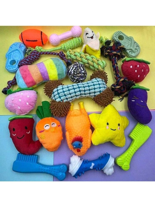 Peluches + jouet à cordes