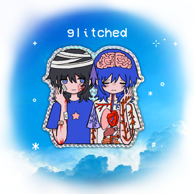 vinyl prismatic sticker - glitched 🧠