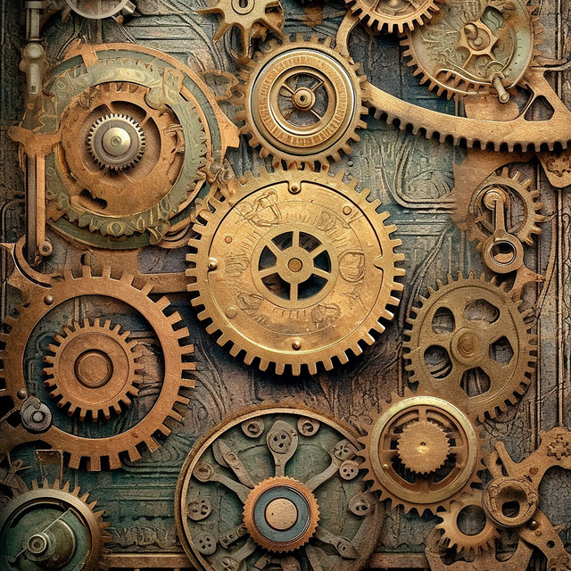 80 Piece Puzzle Steam punk designs