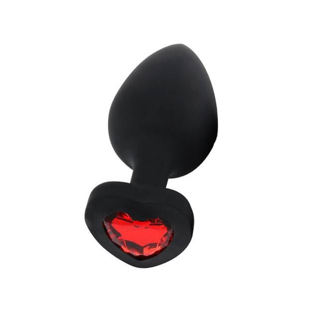 Plug de Silicone Pequeno Formato de Coração 