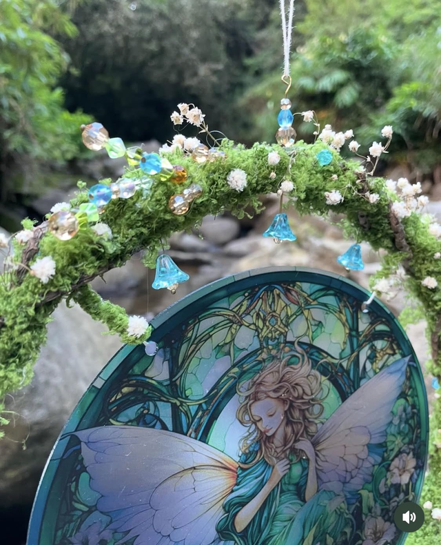 Fée d'Emeraude // vendue - 1 vitrail de disponible pour commande