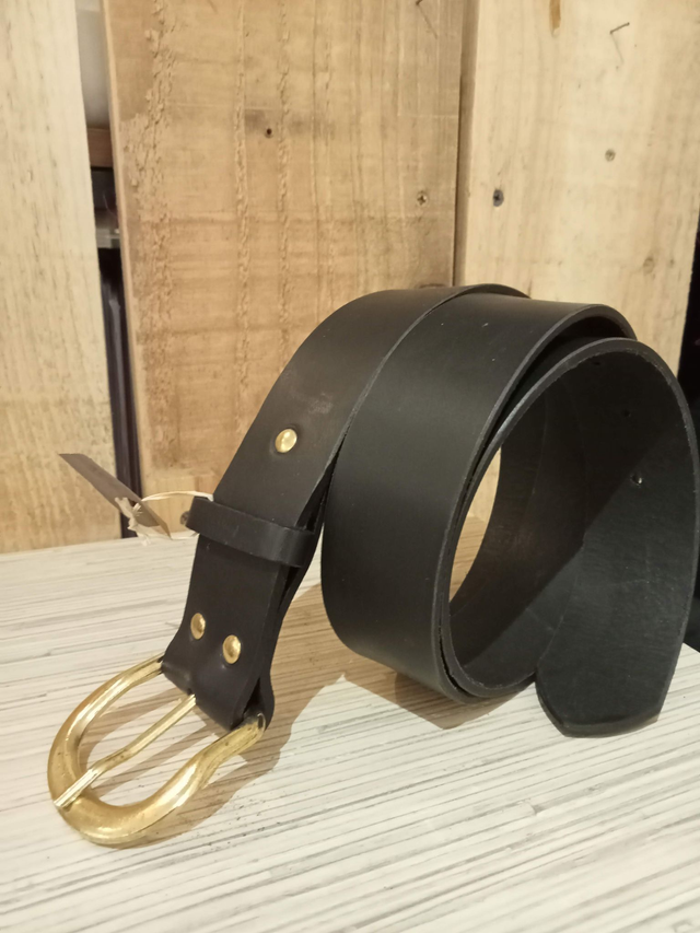 Ceinture noire unisexe - Taille 40