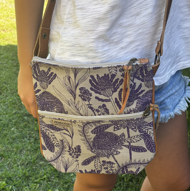 Pouch Bag Fynbo Grape/Natural