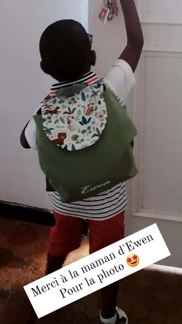 Sac à dos Maternelle brode personnalisé