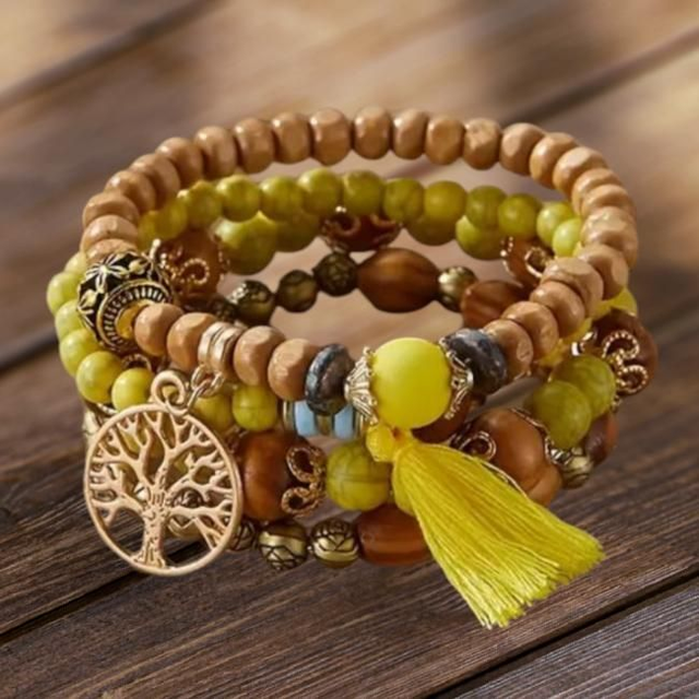 Bracelet &quot;Soleil&quot; bohème 