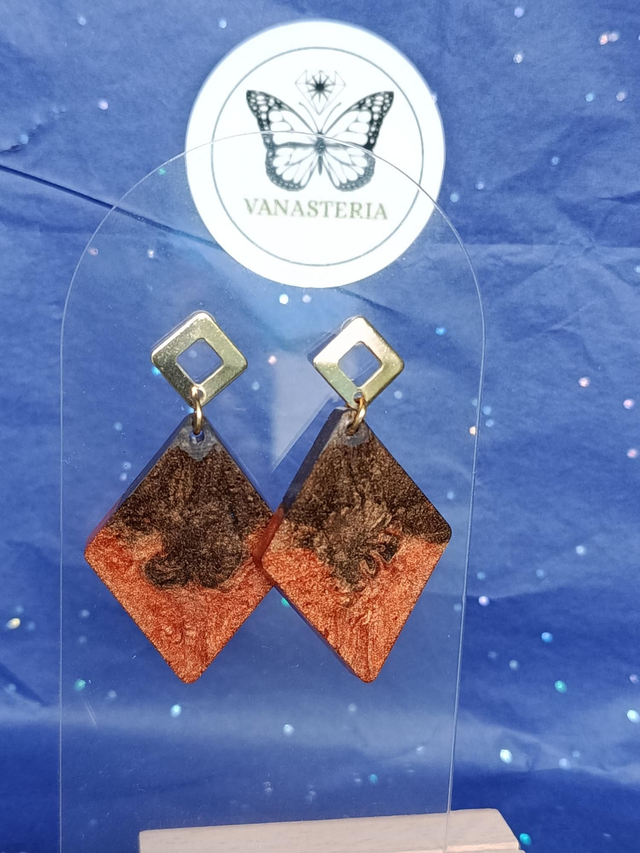 Boucles d'oreilles "les Veines du Monde"