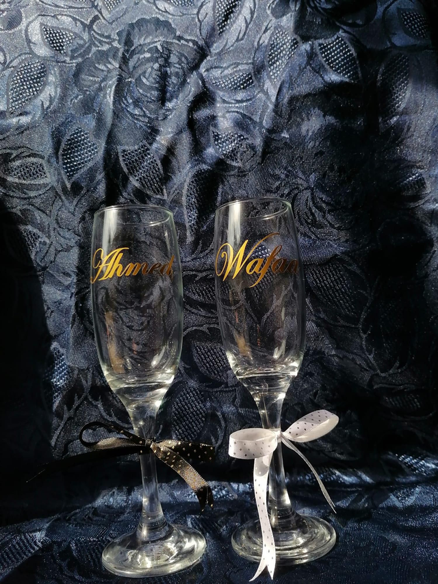 Verre de mariage 