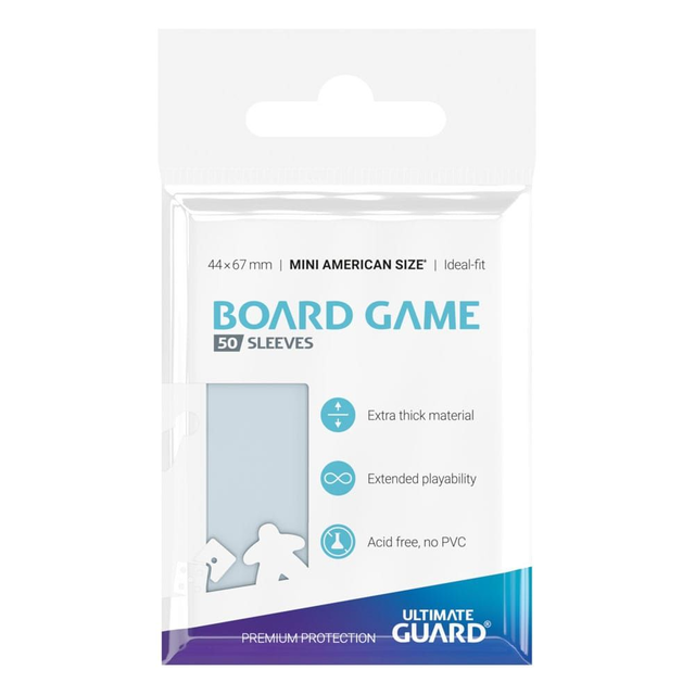 Ultimate Guard Board Game Sleeves (50) - Mini American