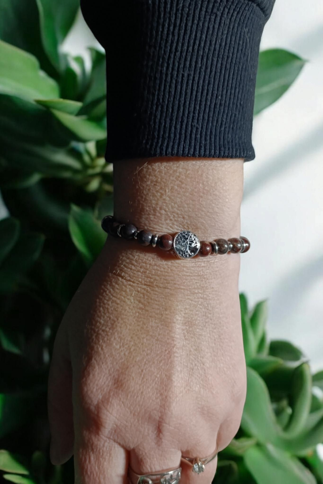 Bracelet Pandolith Jaspe arc en ciel