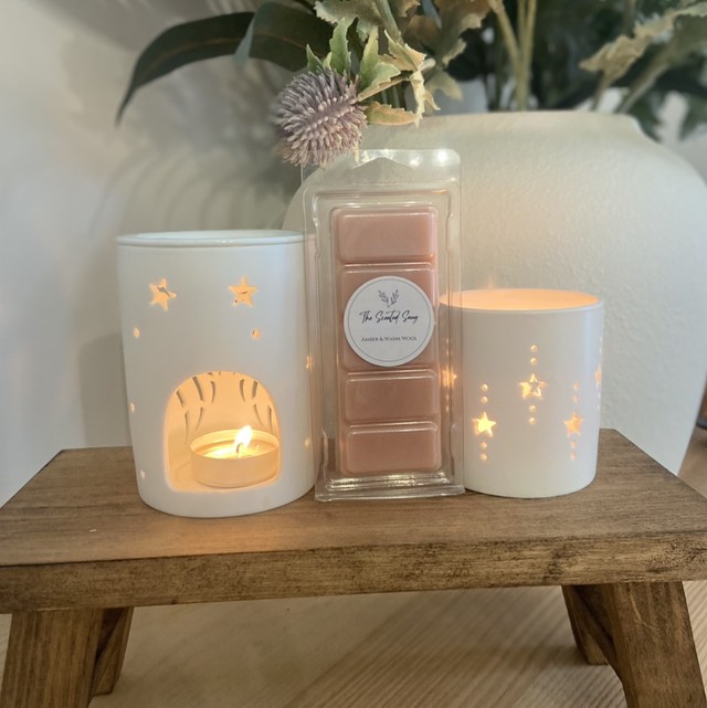 Amber & Warm Wool - Wax Melt Snap Bar