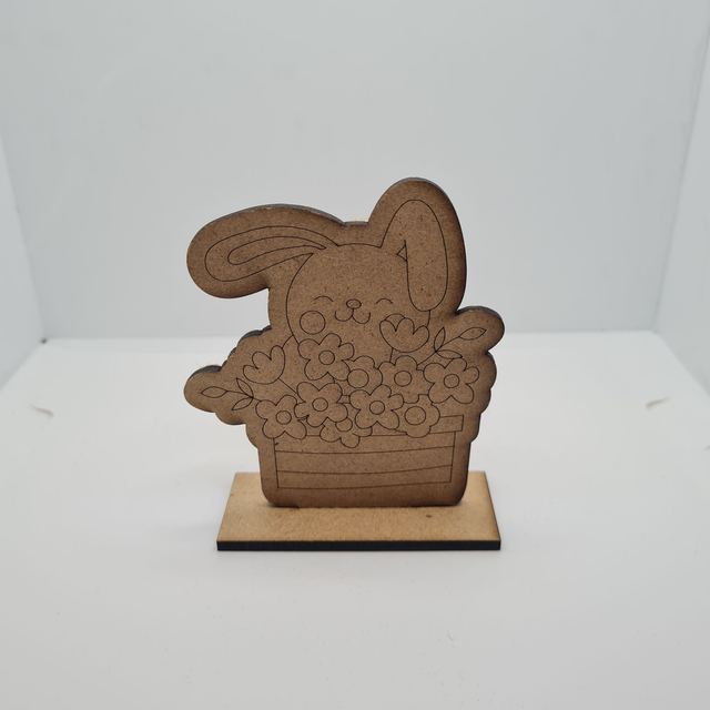 Stand coelho num vaso