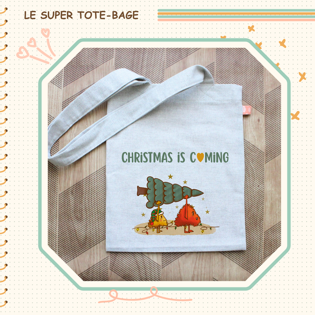 Tote-bag pour plonger dans l'ambiance Noël