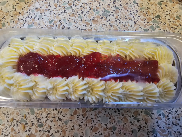 Gluten and dairy free Victoria sponge cake loaf