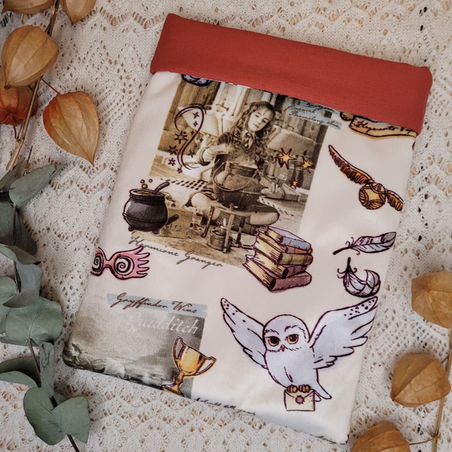 Pochette Doublée pour broché - Hermione - Terracotta