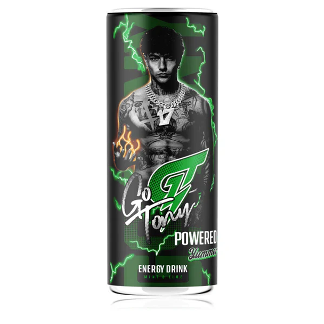 Go Tony Energy Drink by Tony Effe Mint &amp; Lime prodotto da collezione