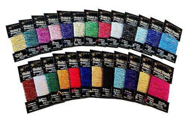 Lincatex Gold Rush Glitter Thread Full Set