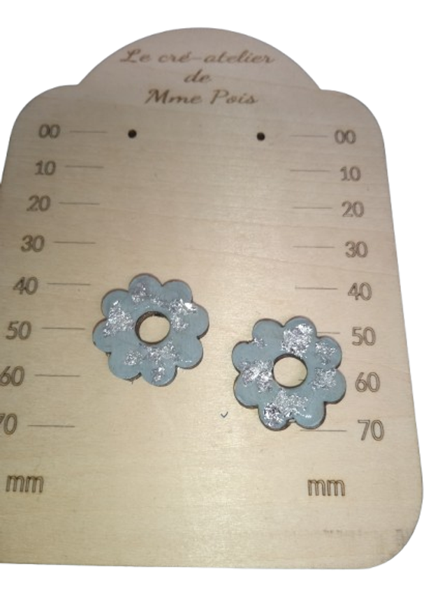 Lumière d’Argent – Pampilles artisanales bois &amp; résine