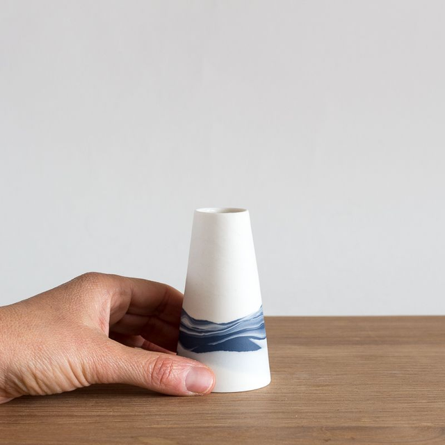 Vase - Mini - Horizons - Bleu nuit