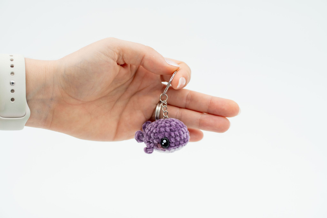 Whale Keychain 