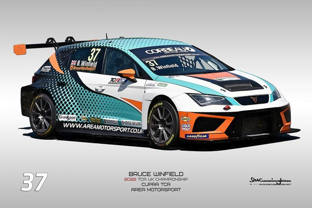 C220808 Cupra TCRUK22 AREA Motorsport #37 Bruce WINFIELD OLPK