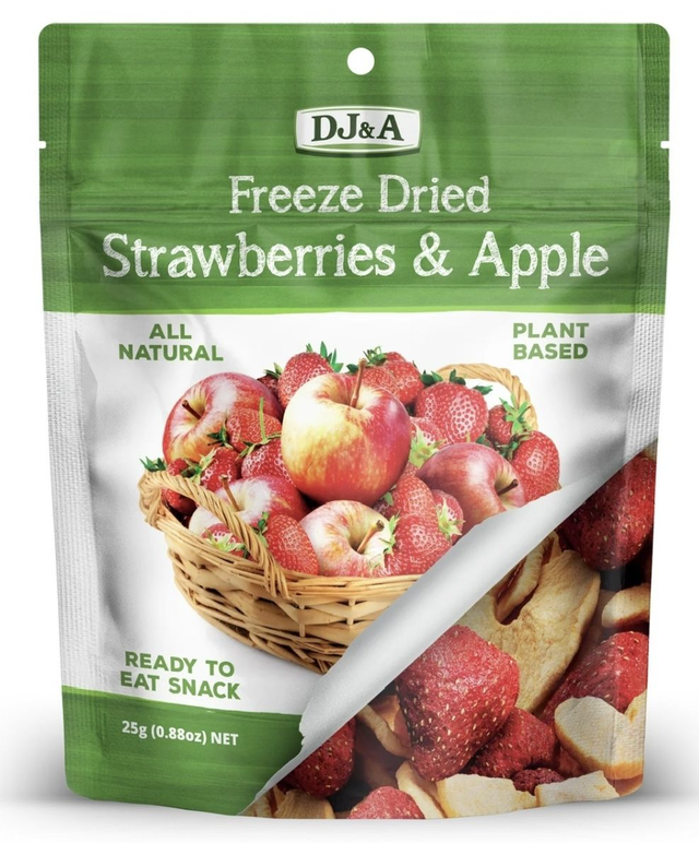 #3104 Freeze Dried Strawberries & Apple - 30g