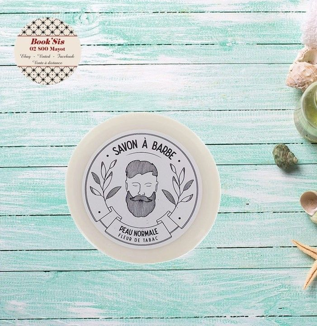 Savon à barbe peau normale " Fleur de tabac "