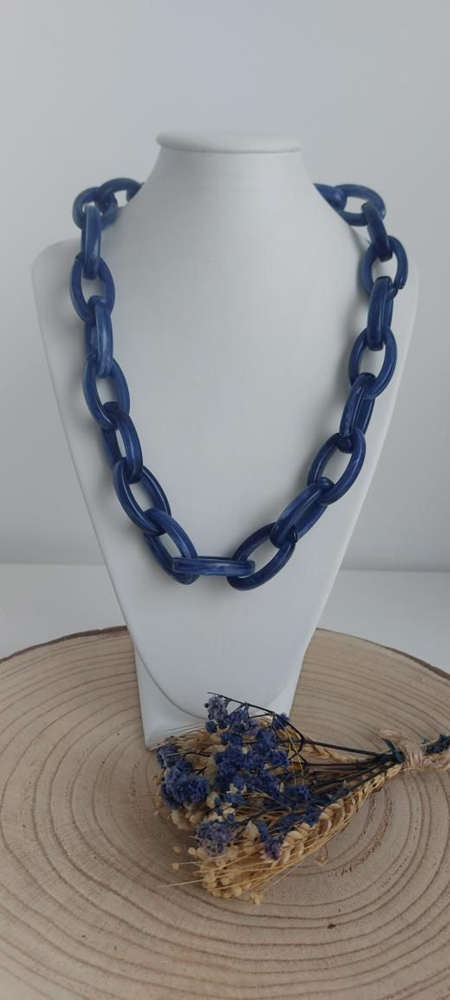 Collier Nino bleu