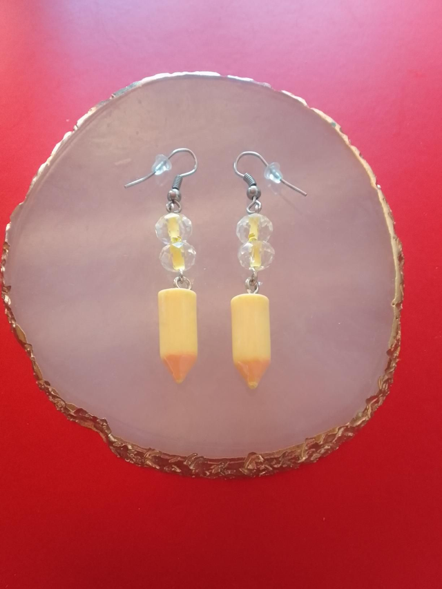 Boucles d'oreilles crayons