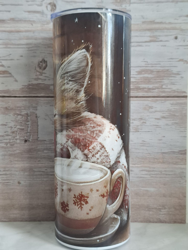 Gourde Canette chaton coin du feu