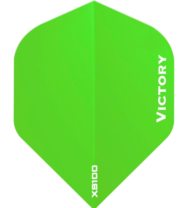 VICTORY DARTS XS100 GREEN EXTRA STRONG FLIGHTS