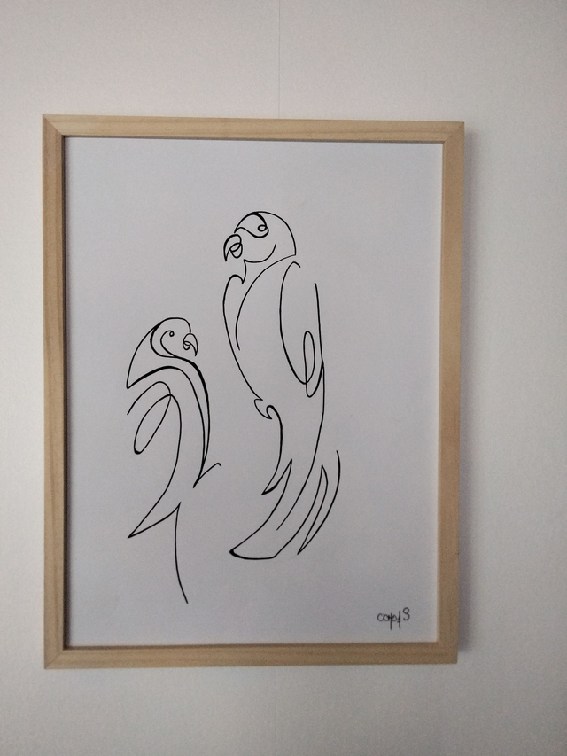 Perroquets format A3