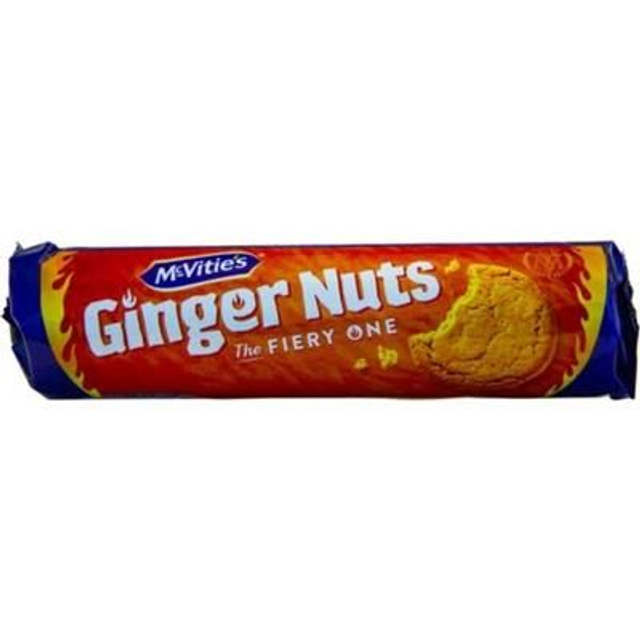 MCVITIES GINGER NUTS 250G - The Fiery One!