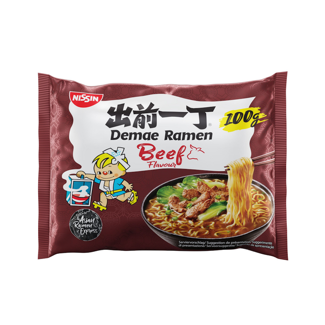 Nissin Demae Ramen Beef Noodles 100g