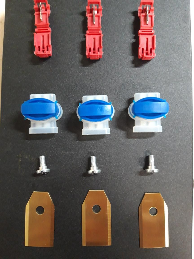 Kit raccord avec lames tondeuse robot 