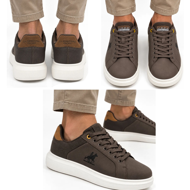 U.S. Grand Polo Sneakers Uomo Coffee
