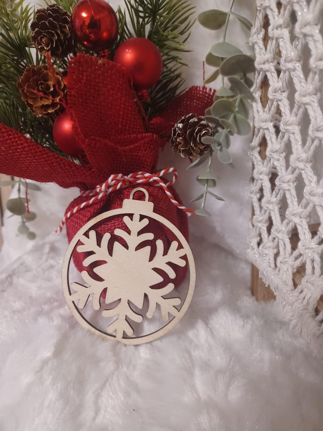 Suspension Boule flocon 