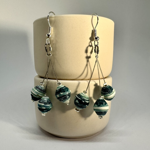Boucles d’oreilles « Trilogie élégante »