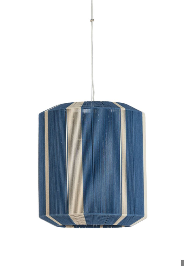 KOZANA - pendant 48x55 blue + cream