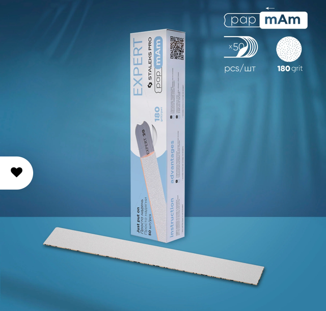 EMBOUTS INTERCHANGEABLES POUR LIME DROITE MÉTAL (50pcs) 180 - STALEKS PRO