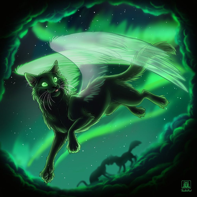 Northern Lights Bridge (Jumbo Print)