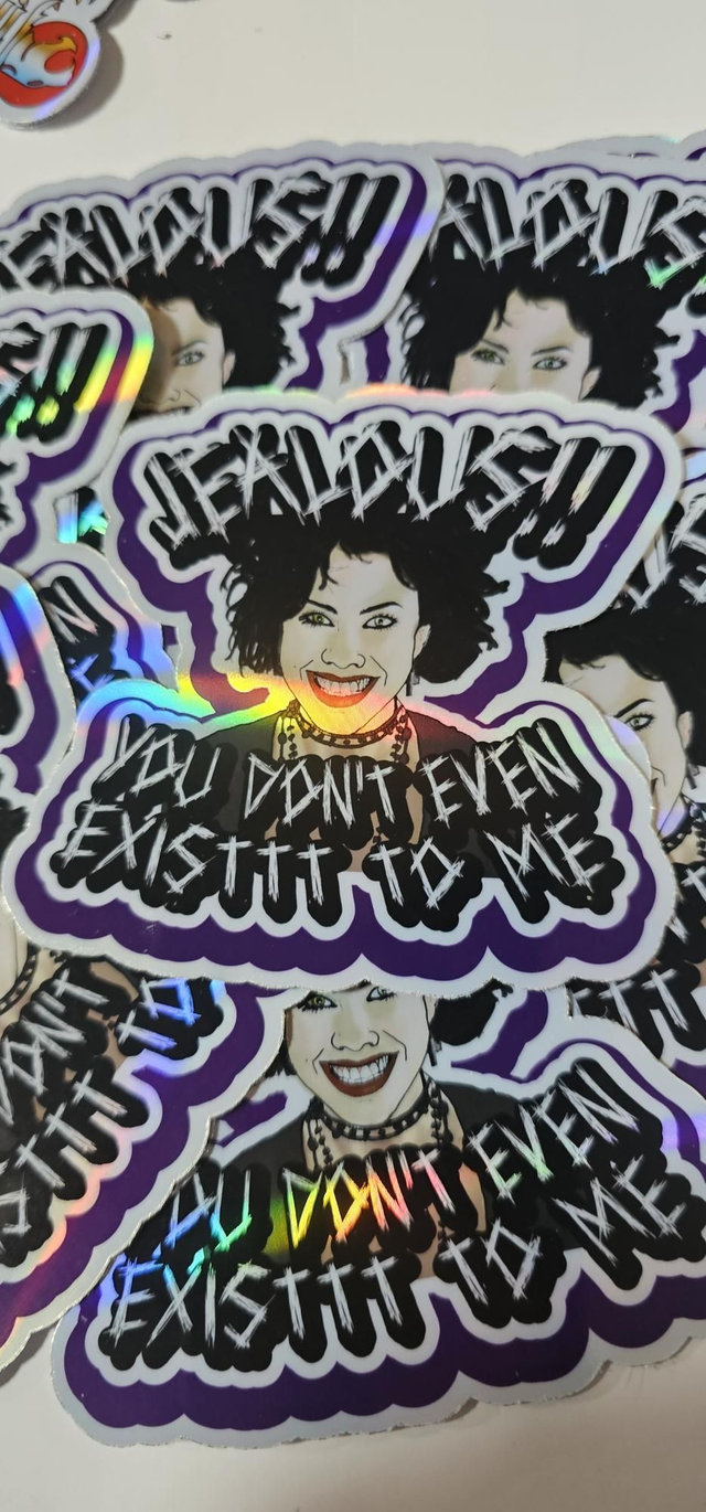 Jealous nancy sticker 9cm