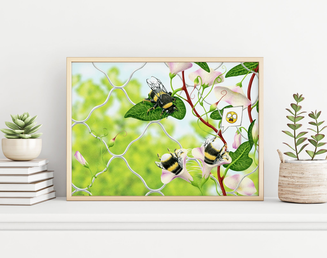 Poster de deux bourdons