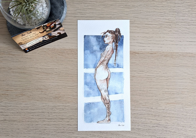 Valkyrie, exlibris _ 21x10 cm